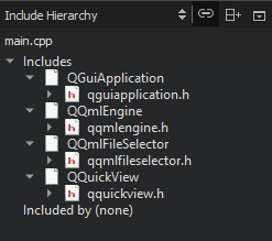 "Include Hierarchy view"